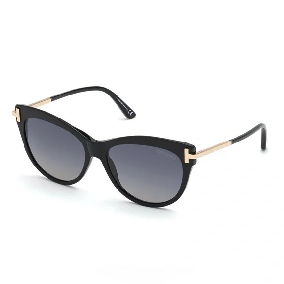 NEW FT0821/S 01D TOM FORD KIRA TF821 WOMEN CAT EYE POLARISED BLACK SUNGLASSES Tom Ford | Accessories | New Tom Ford Tf82 1d Women Cat Eye  main image 4